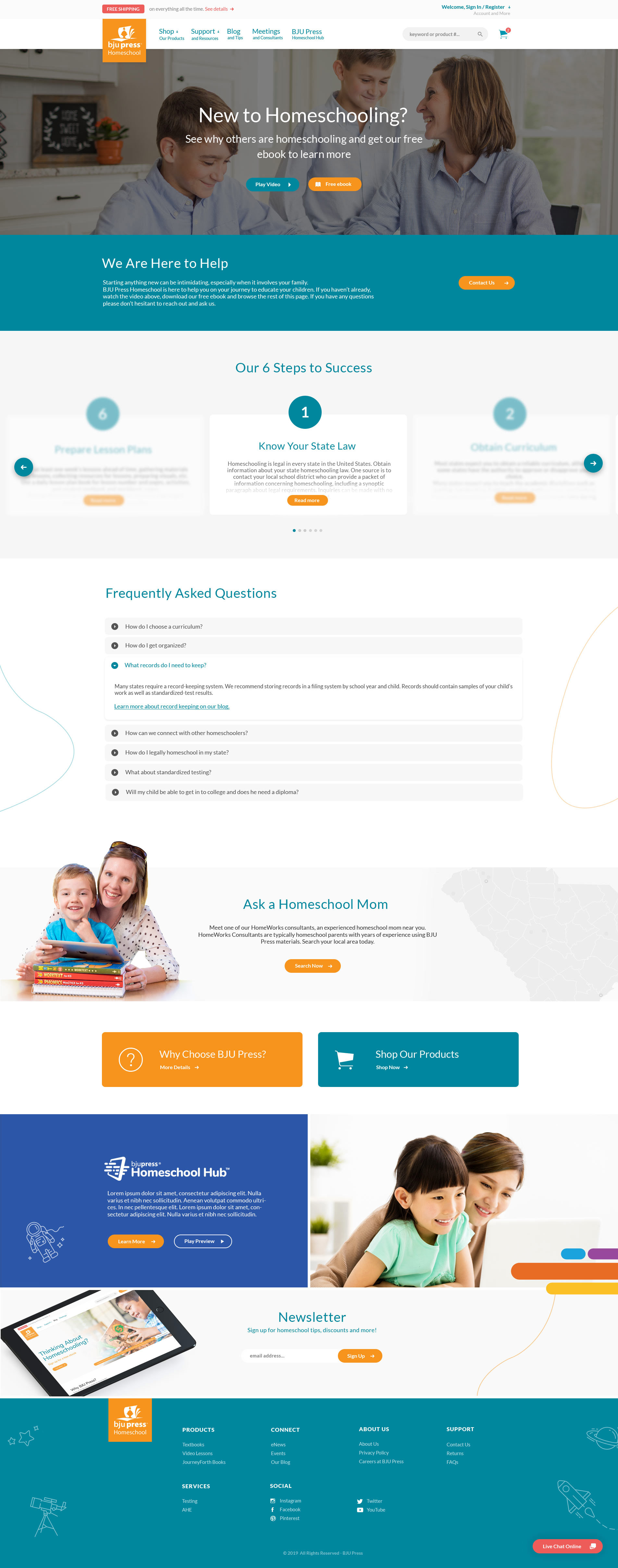 Option B — Slider Layout