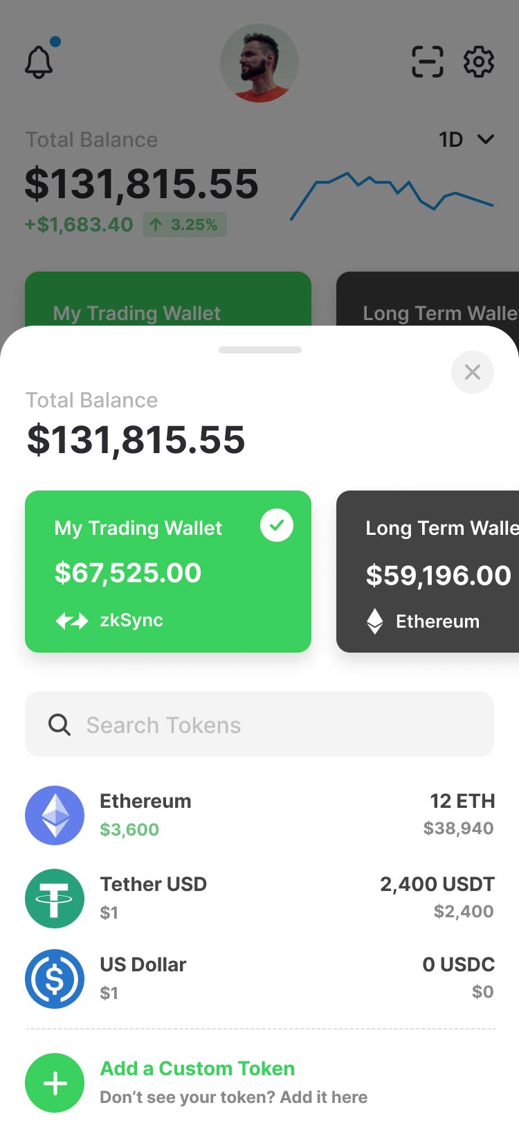New Token Picker