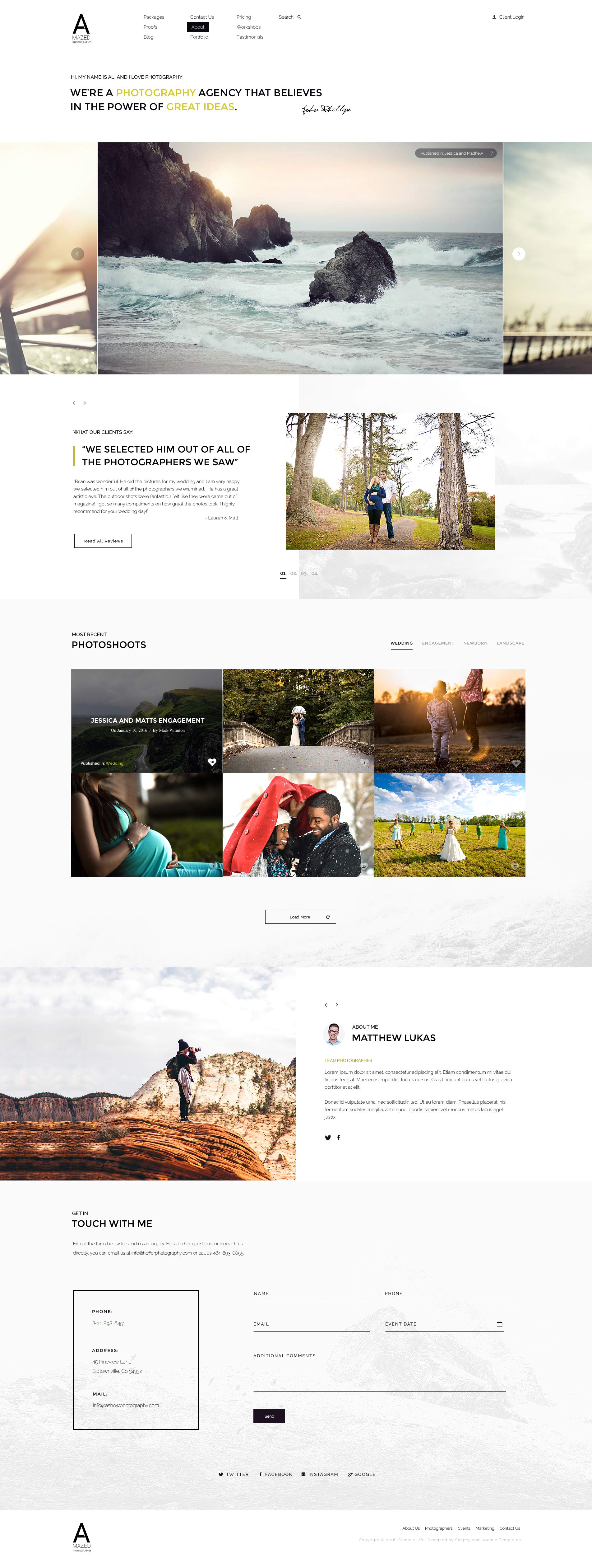 Photography Template